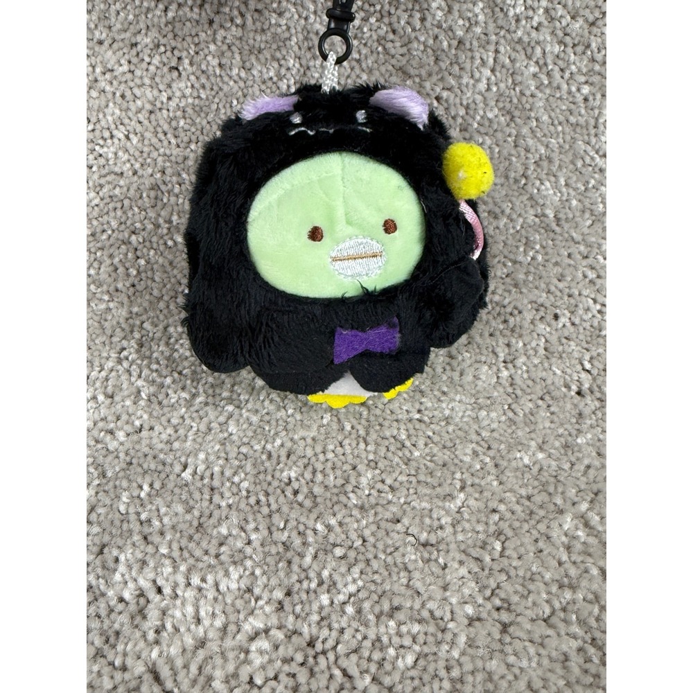 Sumikko Gurashi Penguin Halloween Bat Costume Plush Mini Bag Charm Keychain
